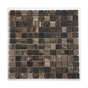 Gạch mosaic đá hình vuông 298x298mm màu nâu - Daisan Store