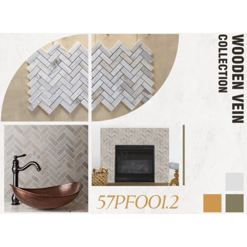 Gạch Mosaic đá tự nhiên DA_LUX_57PF001.2 - Daisan Store