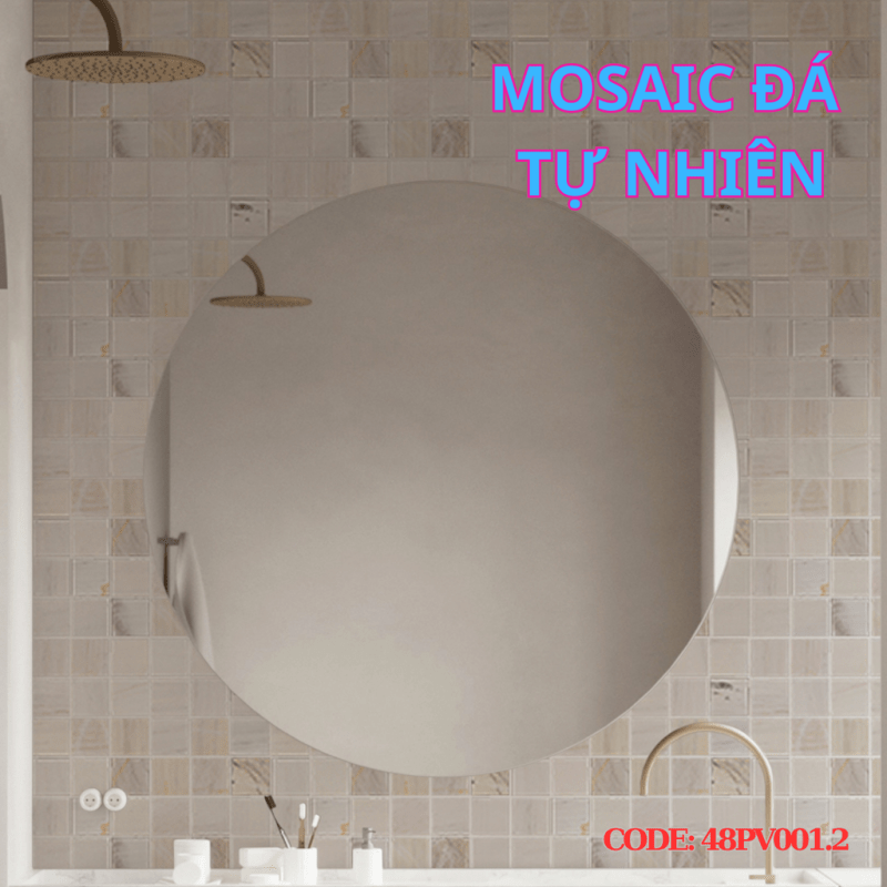 Gạch Mosaic đá tự nhiên LUX - 48PV001.2 - Daisan Store