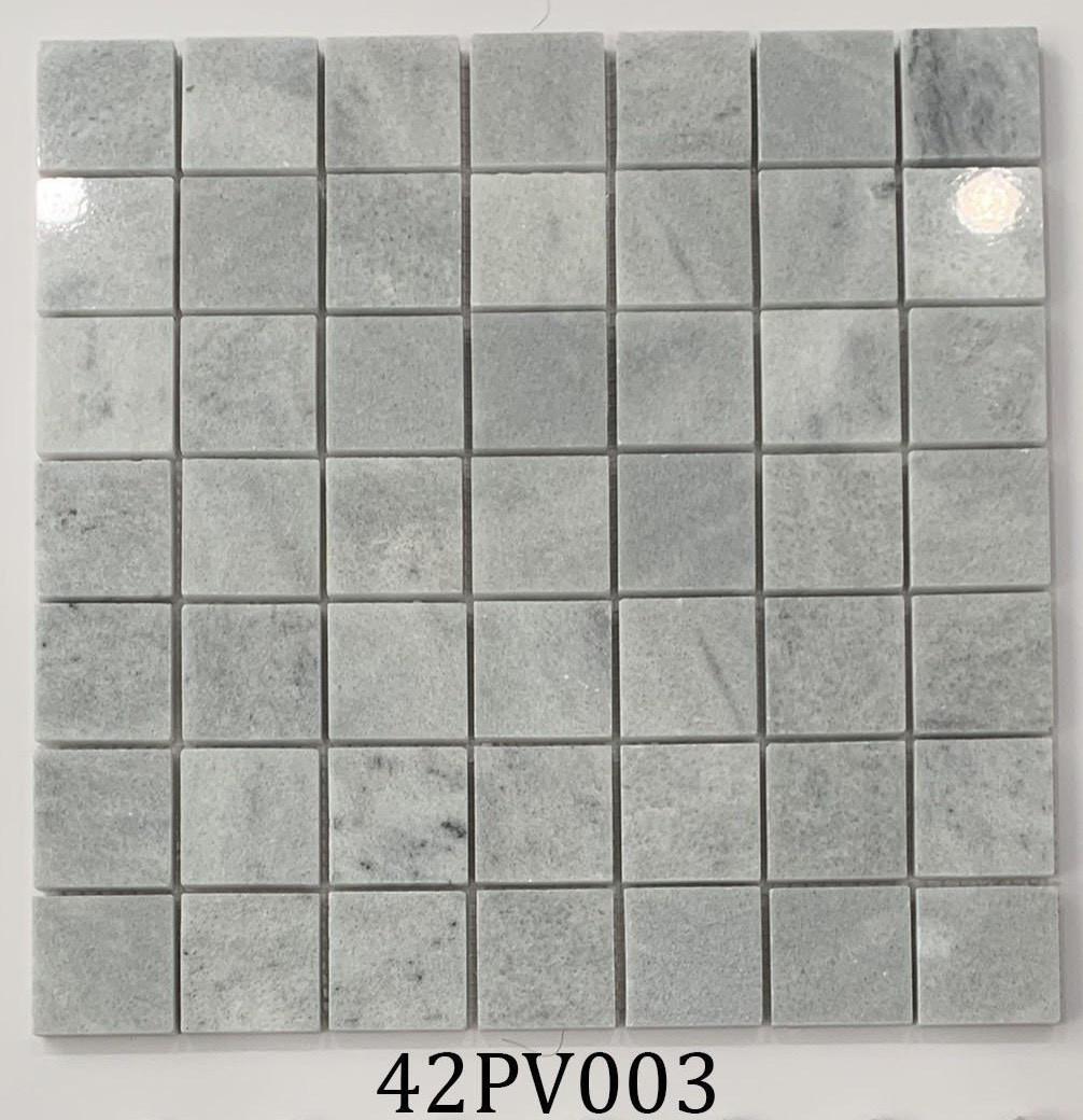 Gạch mosaic đá tự nhiên xám 42PV003 chíp 48x48 - Daisan Store
