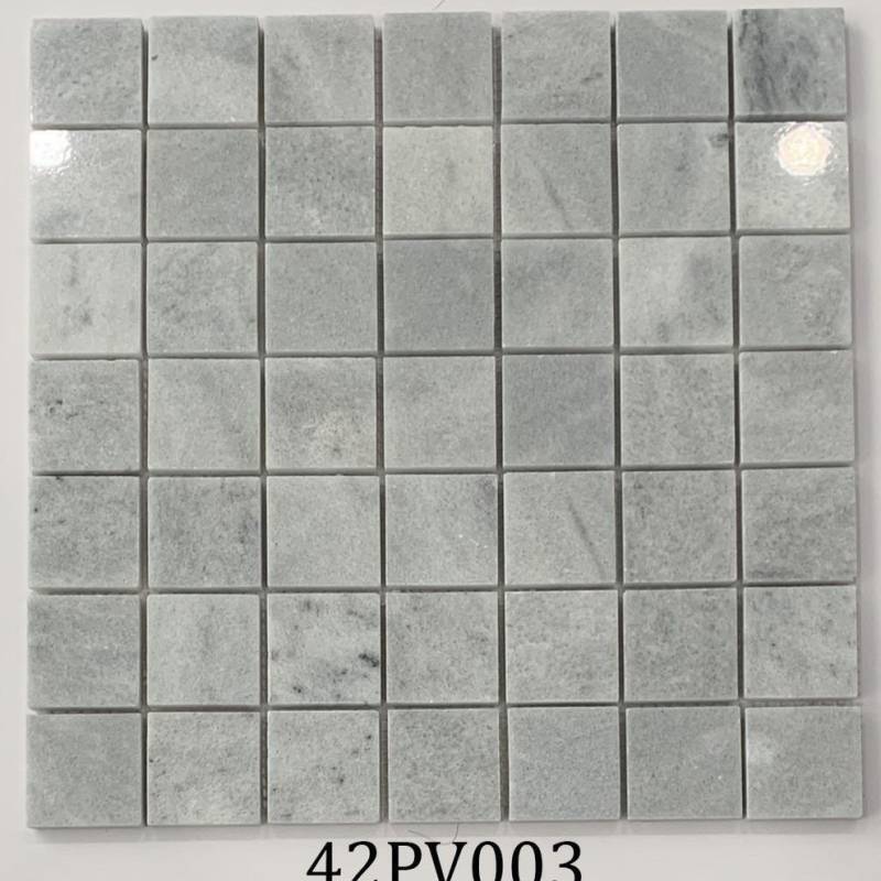 Gạch mosaic đá tự nhiên xám 42PV003 chíp 48x48 - Daisan Store