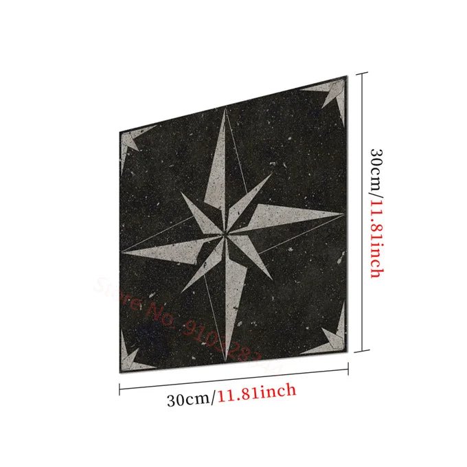 Gach Mosaic Den Trang Marble Dan San Nha Bep DIY Chat Luong - Daisan Store