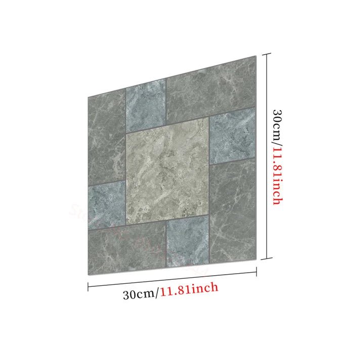 Gach Mosaic Den Trang Marble Dan San Nha Bep DIY Chat Luong - Daisan Store