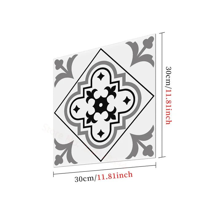 Gach Mosaic Den Trang Marble Dan San Nha Bep DIY Chat Luong - Daisan Store