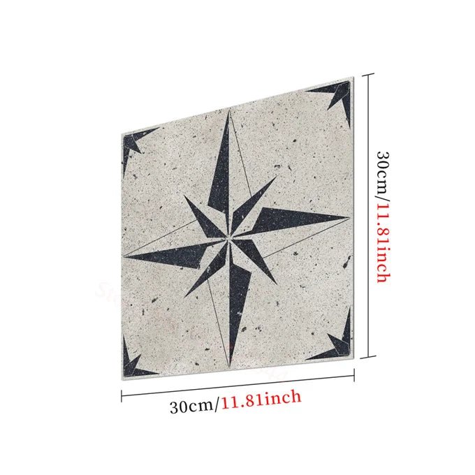 Gach Mosaic Den Trang Marble Dan San Nha Bep DIY Chat Luong - Daisan Store