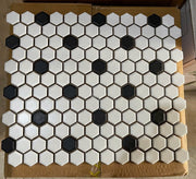 Gạch Mosaic gốm lục giác nhỏ mã MHG9539 - Daisan Store