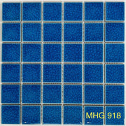 Gạch Mosaic Gốm Men Rạn 2 Lớp Màu Xanh Biển - Daisan Store