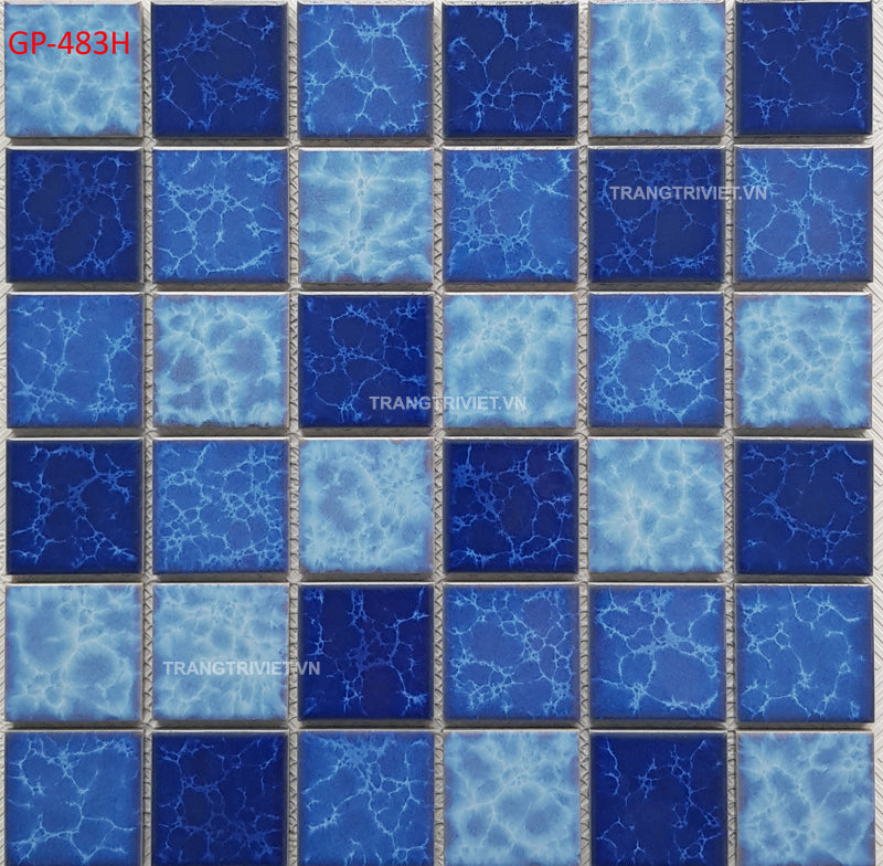 Gạch mosaic gốm men loang GP-483H
