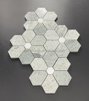 Gạch mosaic gốm sứ sang trọng hiện đại, đá cẩm thạch xanh ngọc lục bảo, đá tự nhiên mài nhẵn, đánh bóng cho nội thất phòng tắm, phòng khách - Daisan Store