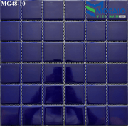 Gạch Mosaic Gốm Trơn Xanh Da Trời MG48 - 10 - Daisan Store