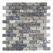 Gạch mosaic KB STONE 3D Dark Emperador dùng cho sàn nhà, thiết kế sàn gỗ theo phong cách Châu Âu, ốp tường nội thất khách sạn - Daisan Store