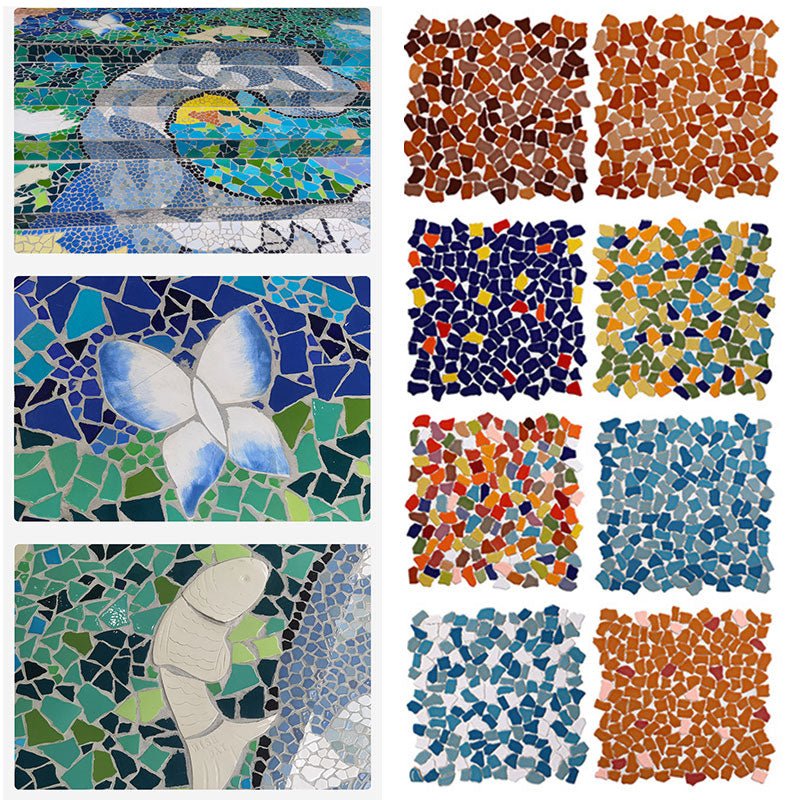 Gạch Mosaic Kính Hồ Bơi 1x1 Trang Trí Hồ Bơi Cấp Cao - Daisan Store