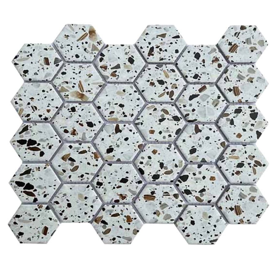 Gạch Mosaic Lục Giác Họa Tiết PP59M66 - Daisan Store