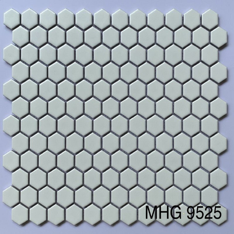 Gạch mosaic lục giác nhỏ màu trắng - Daisan Store