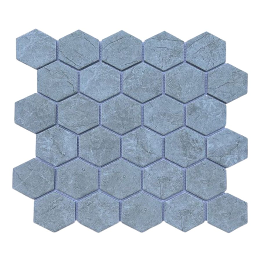 Gạch Mosaic Lục Giác Vân Đá Xám P59M23 - Daisan Store