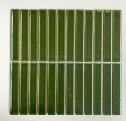 Gạch Mosaic Màu Xanh Lá Cây chip 25x150mm Mã 150TTEB - 064 - Daisan Store