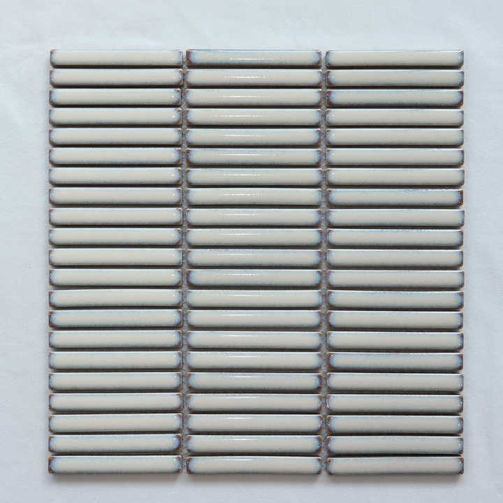 Gạch mosaic ngón tay Foshan giá rẻ 30 x 30 cm màu trắng chất lượng cao dùng để ốp tường bằng gốm mosaic - Daisan Store