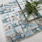 Gạch MOSAIC Nhựa Epoxy Hình Vỏ Sò Vuông - Daisan Store