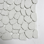 Gạch mosaic OMK White Jade xi măng bán buôn gạch mosaic trắng tự nhiên sang trọng - Daisan Store