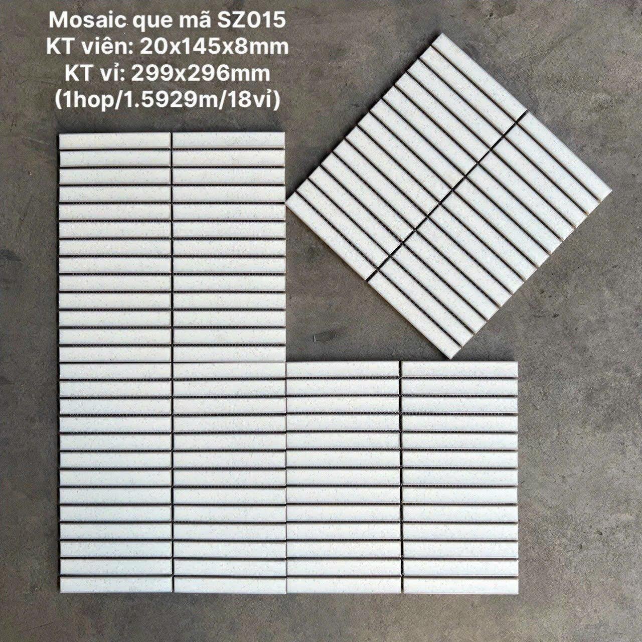 Gạch Mosaic que đũa mã SZ015 - Daisan Store