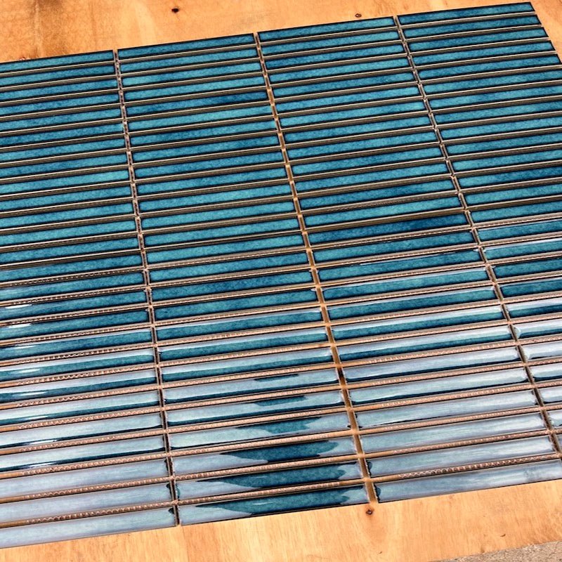 Gạch Mosaic Que Đũa Màu Xanh Biển MHT 077 - Daisan Store