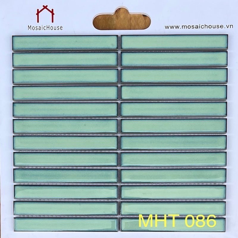 Gạch Mosaic Que Đũa Màu Xanh Ngọc MHT 086 - Daisan Store
