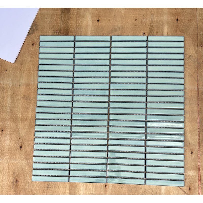 Gạch Mosaic Que Đũa Màu Xanh Ngọc MHT 086 - Daisan Store