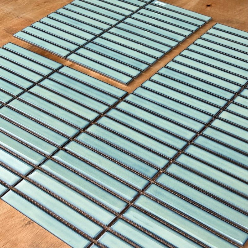 Gạch Mosaic Que Đũa Màu Xanh Ngọc MHT 086 - Daisan Store