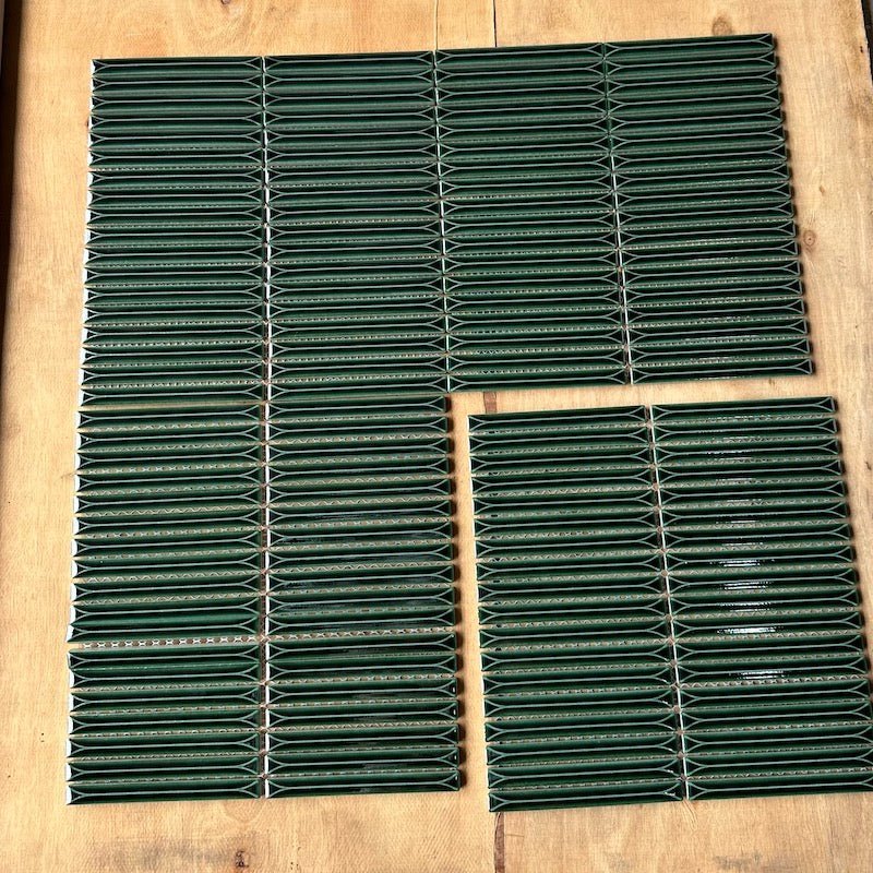 Gạch Mosaic Que Đũa MHT 118 Màu Xanh Lá - Daisan Store