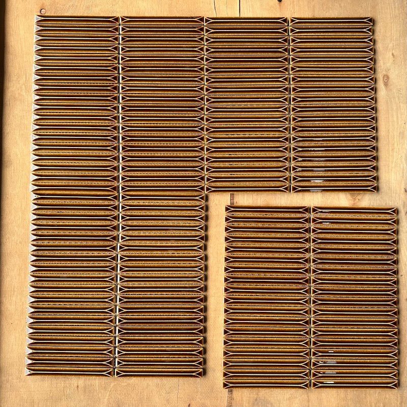 Gạch Mosaic Que Đũa MHT 137 Màu Vàng - Daisan Store