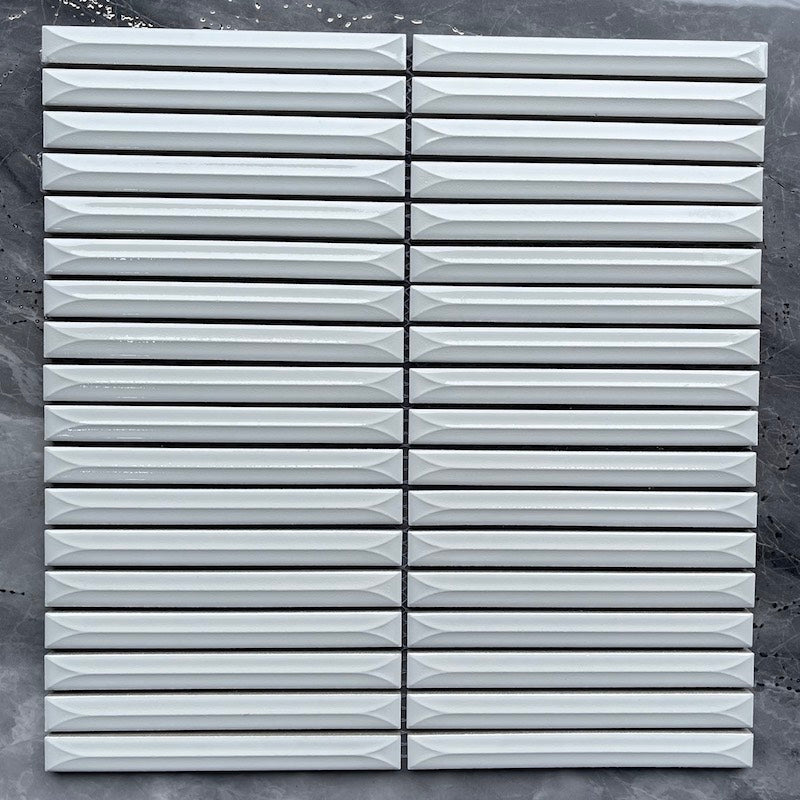 Gạch Mosaic Que Đũa MHT 139 Màu Trắng - Daisan Store