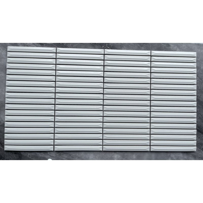 Gạch Mosaic Que Đũa MHT 139 Màu Trắng - Daisan Store