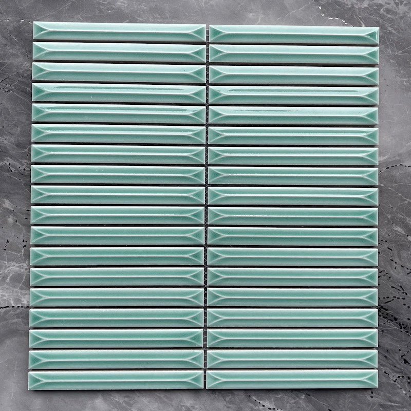 Gạch Mosaic Que Đũa MHT 306 Màu Xanh Ngọc - Daisan Store