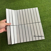 Gạch Mosaic Que Màu Trắng 284x296x6mm - Daisan Store