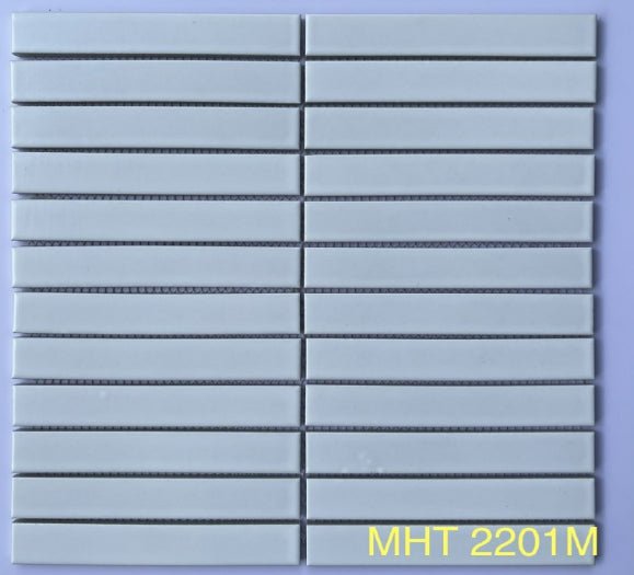Gạch mosaic que trắng size 22x145 mã Y22F801(2201M) - Daisan Store