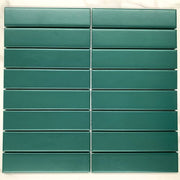 Gạch mosaic que xanh lá đậm mờ DS303(Y33F811) - Daisan Store