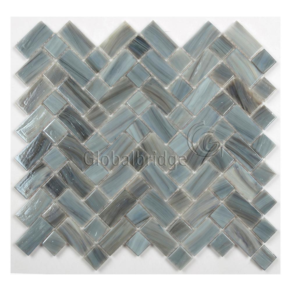 Gạch Mosaic Thủy Tinh Agate Trộn Không Đều - Daisan Store