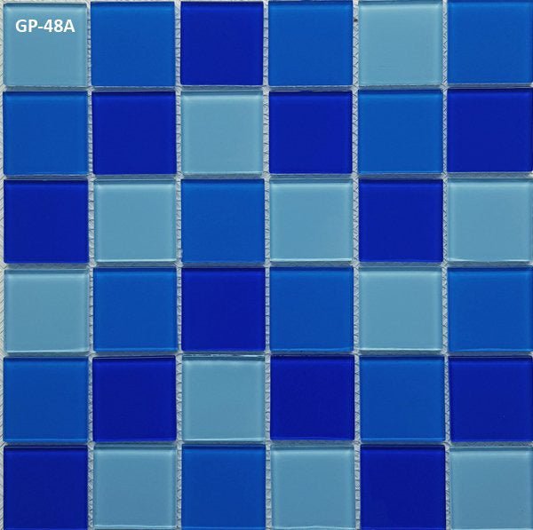 Gạch Mosaic Thủy Tinh Chip 48x48mm GP - 48A - Daisan Store