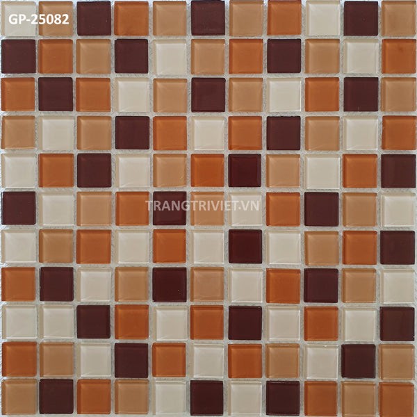 Gạch Mosaic Thủy Tinh 23x23mm Mã GP-25082
