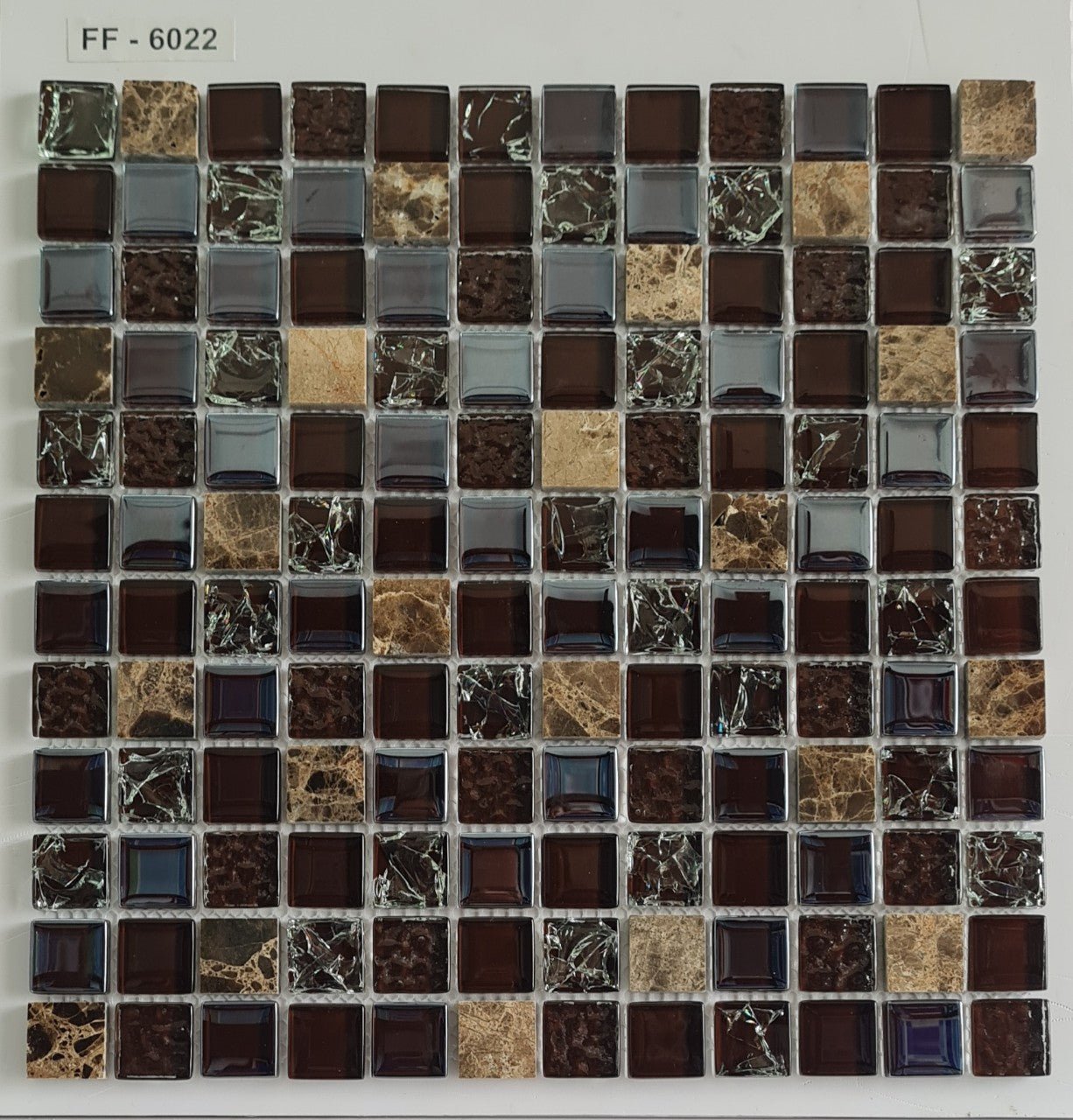Gạch Mosaic thủy tinh mã FF - 6022 - Daisan Store