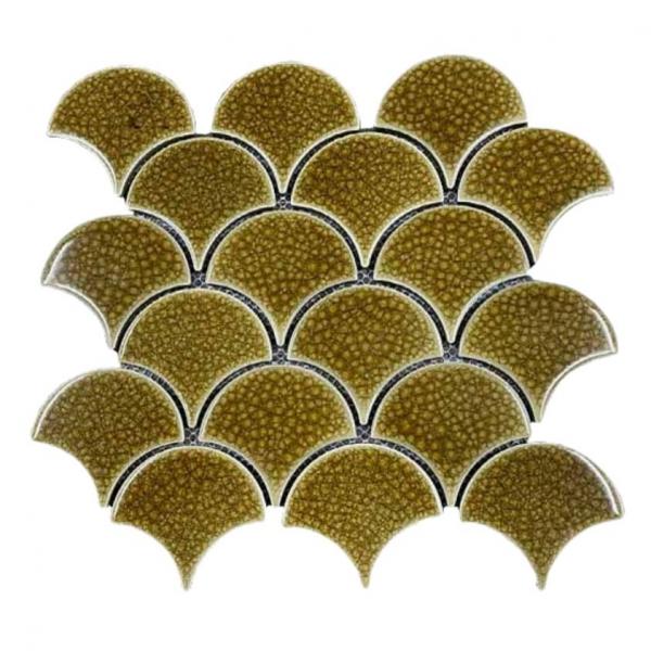 Gạch Mosaic vảy cá men rạn 90070 - Daisan Store