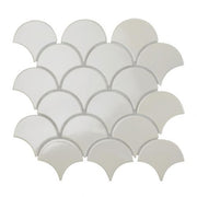 Gạch Mosaic Vảy Cá Men Rạn Đôi Màu Trắng MH 9003 - Daisan Store