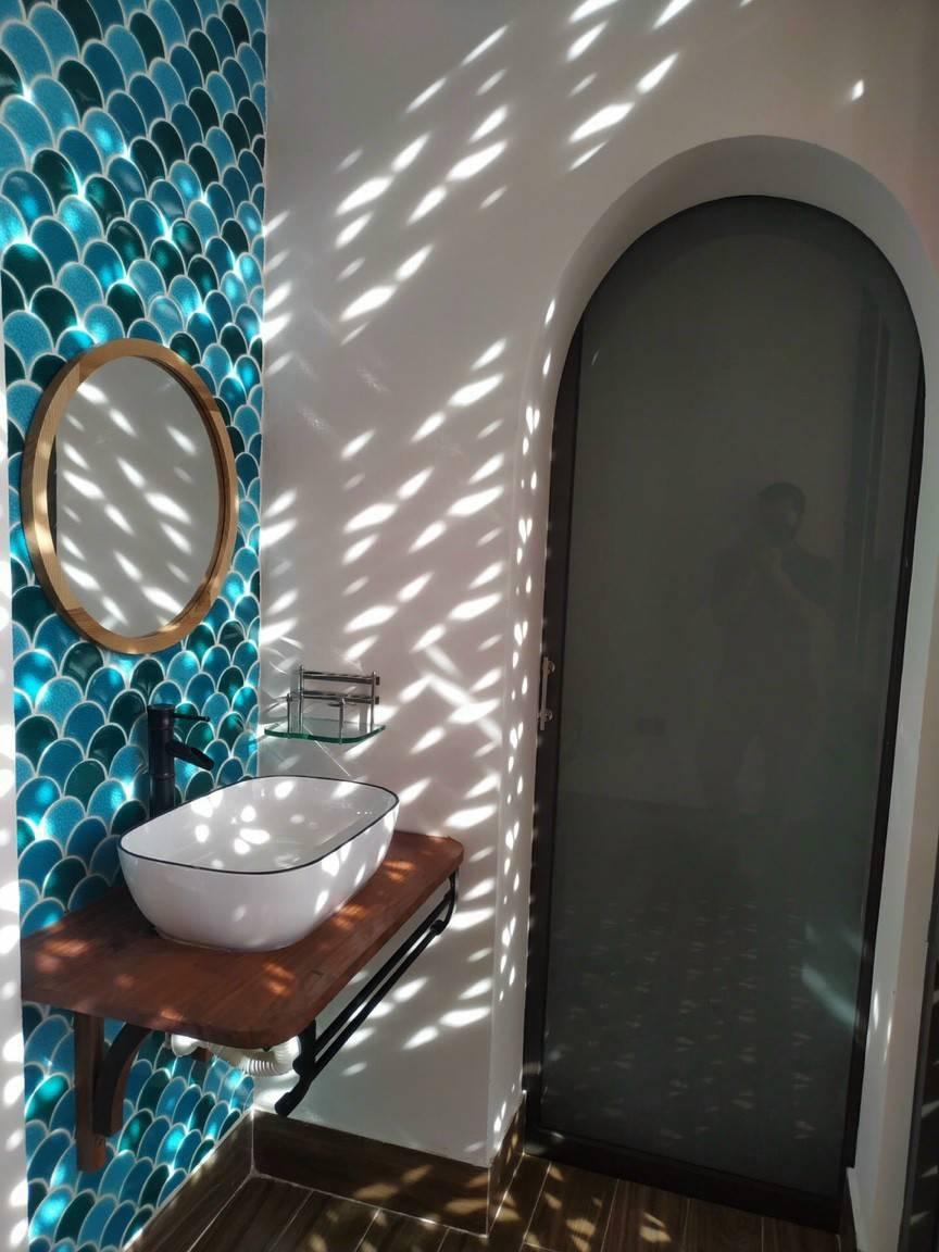 Gạch Mosaic vảy cá men rạn Mix111625 - Daisan Store