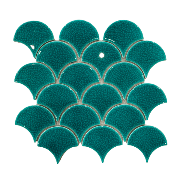 Gạch Mosaic vảy cá men rạn XFB90011 - Daisan Store