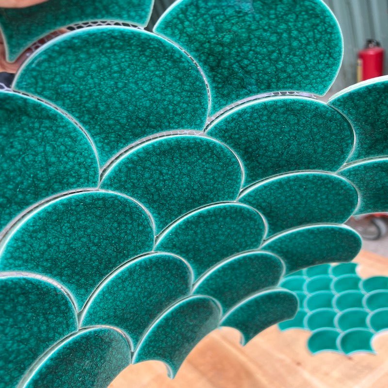 Gạch Mosaic Vảy Cá Rạn 2 lớp MHF 9508 - Daisan Store