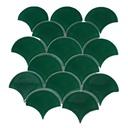 Gạch Mosaic vảy cá xanh lá men bóng GP - FT110GR - Daisan Store