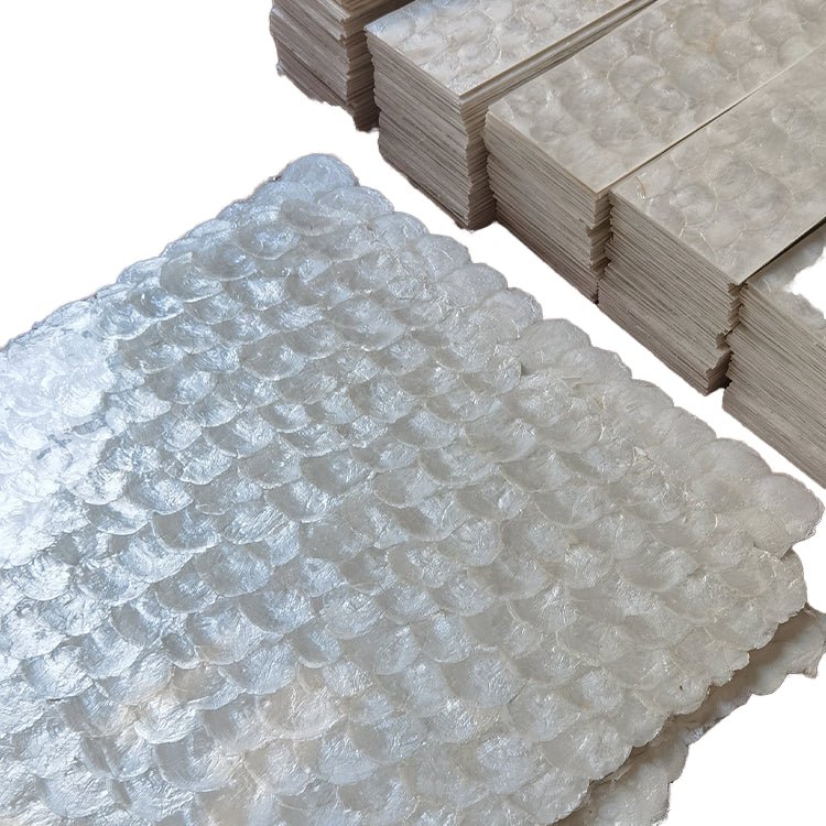 Gạch Mosaic Vỏ Sò Capiz Tự Nhiên Trang Trí Hiện Đại - Daisan Store