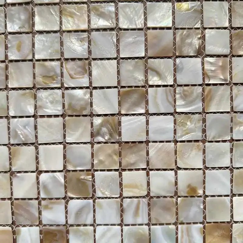 Gach Mosaic Vo Trai Trang Tu Nhien Op Tuong Bep Phong Tam - Daisan Store