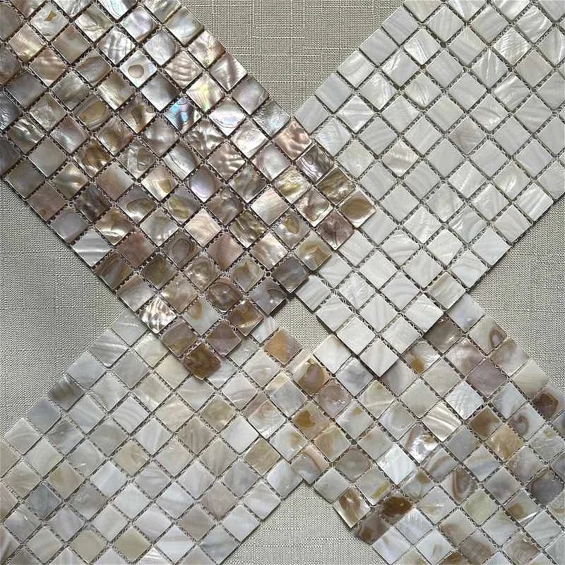 Gach Mosaic Vo Trai Trang Tu Nhien Op Tuong Bep Phong Tam - Daisan Store