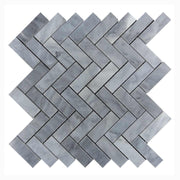 Gạch mosaic xương cá bằng đá cẩm thạch xám Ý 1X3 thiết kế hiện đại cho nội thất phòng tắm, căn hộ - Daisan Store